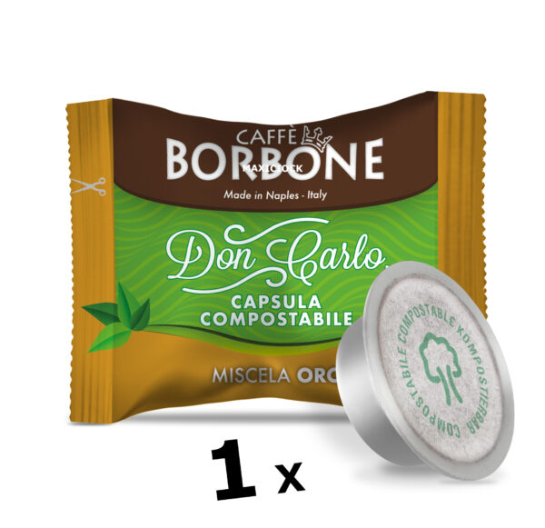 1 capsule compostable A MODO MIO – DON CARLO ORO – à l’unité BORBONE