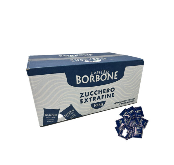 SUCRE BLANC – 2500 sachets individuels – 10kg – BORBONE